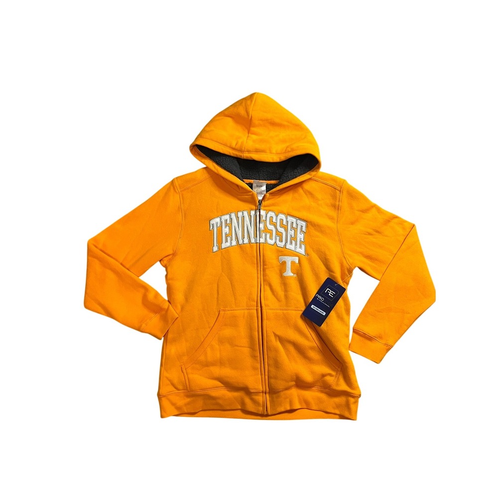 ProEdge Tennessee Volunteers Youth Large 12/14 Sherpa Lined Zip Hoodie NWT
